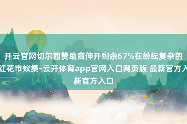 开云官网切尔西赞助商伸开剩余67%在纷纭复杂的藏红花市蚁集-云开体育app官网入口网页版 最新官方入口
