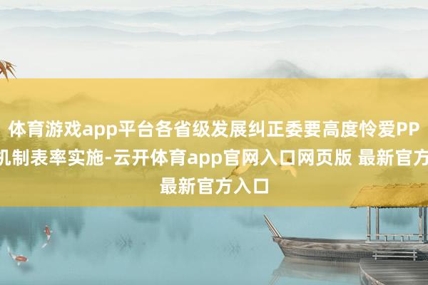 体育游戏app平台各省级发展纠正委要高度怜爱PPP新机制表率实施-云开体育app官网入口网页版 最新官方入口